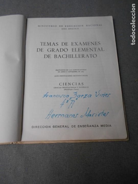 Libros de segunda mano: TEMAS DE GRADO - Foto 3