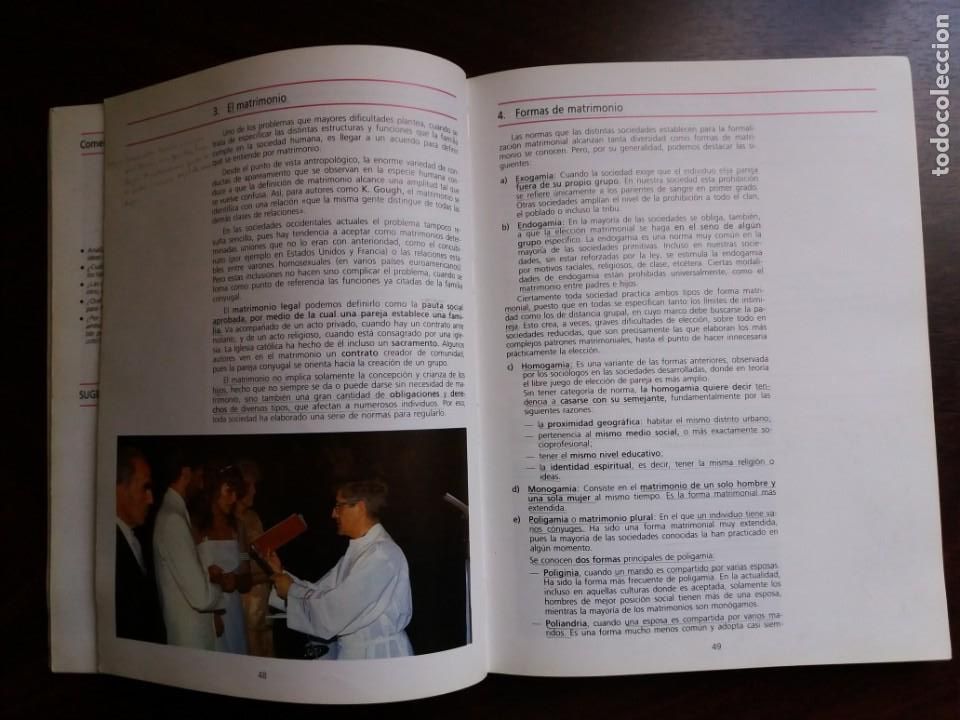 Libros de segunda mano: LIBRO FORMACI&Oacute;N HUMAN&Iacute;STICA 3. FP 2. EDICIONES SM. 1988. - Foto 3