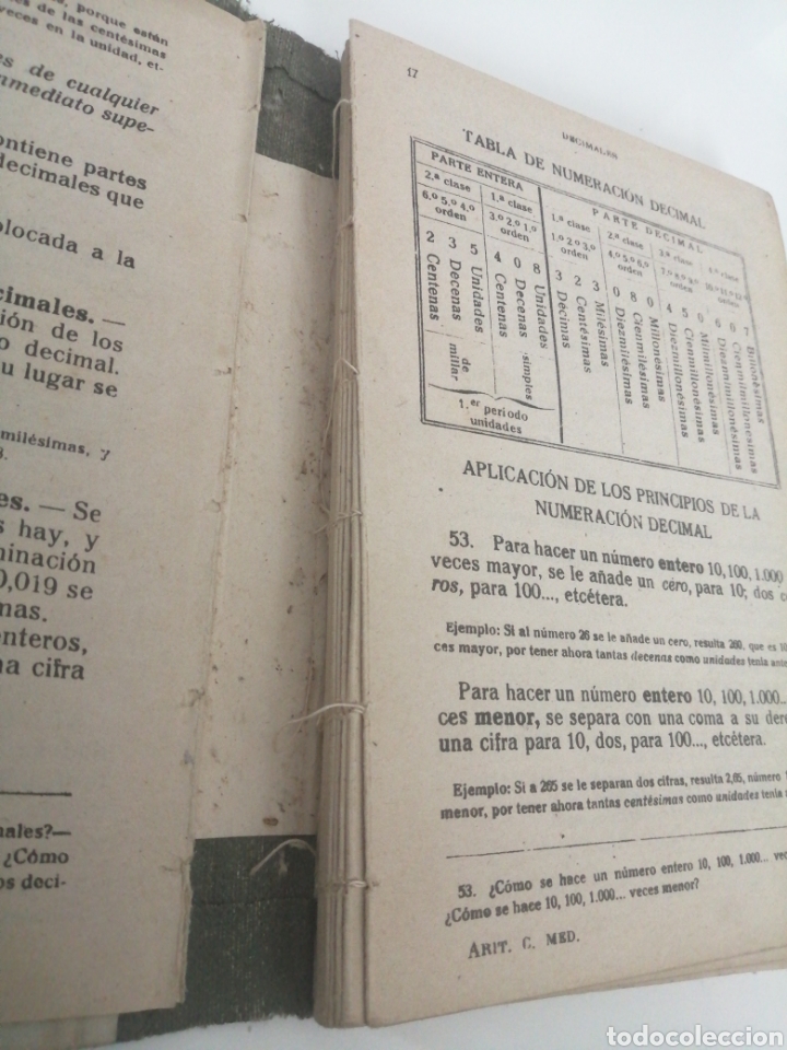 Libros de segunda mano: ARITM&Eacute;TICA. SEGUNDO GRADO. CURSO MEDIO. Tapa - Foto 3