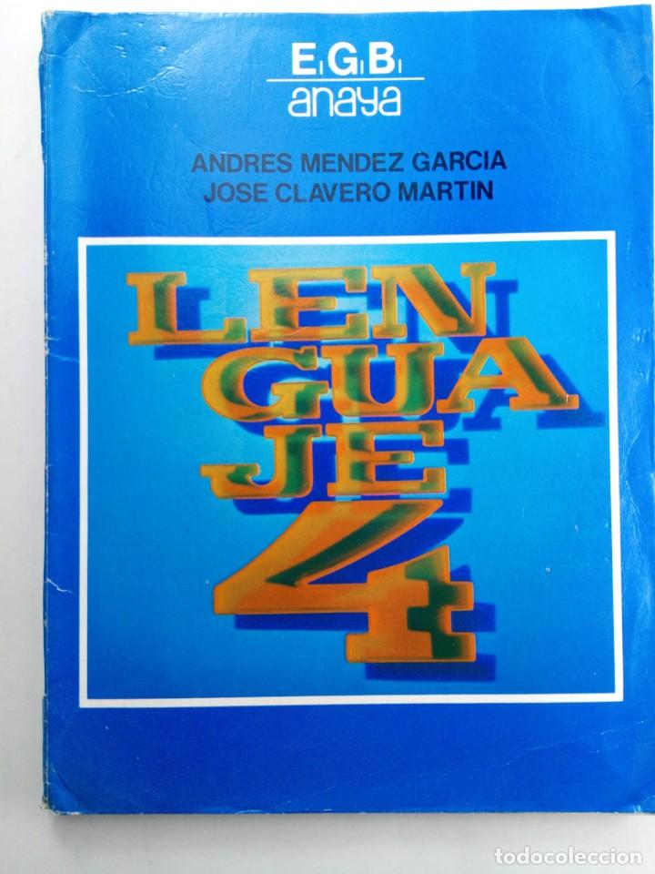 Libros de segunda mano: LENGUAJE 4&ordm; EGB - ANAYA - Foto 1