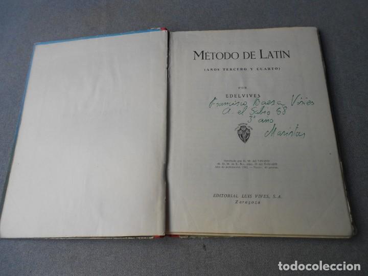 Libros de segunda mano: METODO DE LATIN 3&ordm; Y 4&ordm; CURSO. - Foto 3