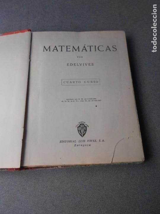 Libros de segunda mano: MATEMATICAS 4&ordm; CURSO. - Foto 3