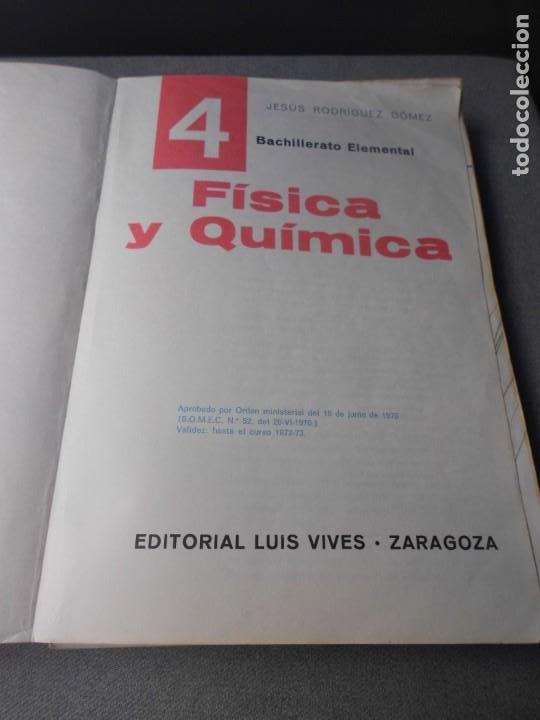 Libros de segunda mano: FISICA Y QUIMICA 4&ordm; CURSO. - Foto 2