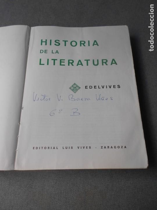 Libros de segunda mano: HISTORIA DE LA LITERATURA - Foto 4