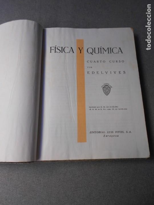 Libros de segunda mano: FISICA Y QUIMICA. 4&ordm; CURSO - Foto 4