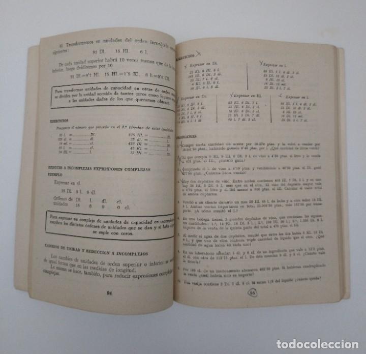 Libros de segunda mano: Libro de texto HACES DE LUZ MATEM&Aacute;TICAS N&ordm; 6, Ed. Prima Luce, 1963 - Foto 4