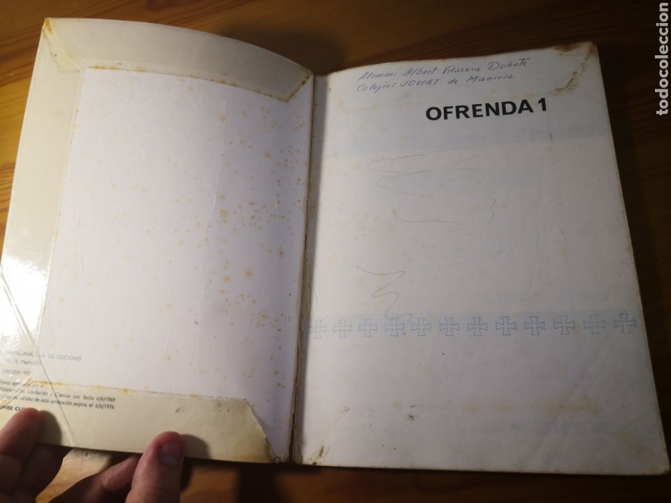 Libros de segunda mano: 1972 - OFRENDA, PRIMER CURSO, SANTILLANA - Foto 2