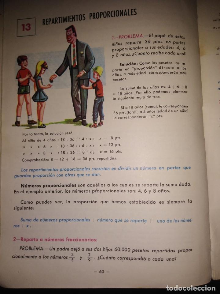 Libros de segunda mano: LIBRO MATEM&Aacute;TICAS OCTAVO. EDITORIAL MI&Ntilde;&Oacute;N. EDICI&Oacute;N 1968 - Foto 4