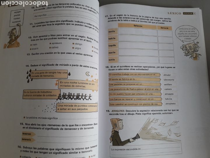 Libros de segunda mano: REFUERZO DE LENGUA 1&ordm; ESO. ED. OXFORD - Foto 2
