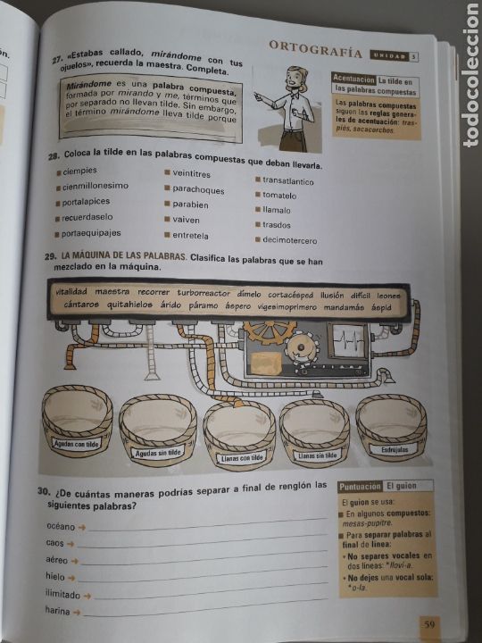 Libros de segunda mano: REFUERZO DE LENGUA 1&ordm; ESO. ED. OXFORD - Foto 3
