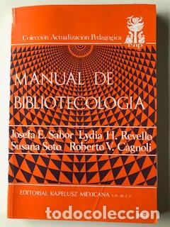 Libros de segunda mano: MANUAL DE BIBLIOTECOLOG&Iacute;A, AA.VV. - Foto 1