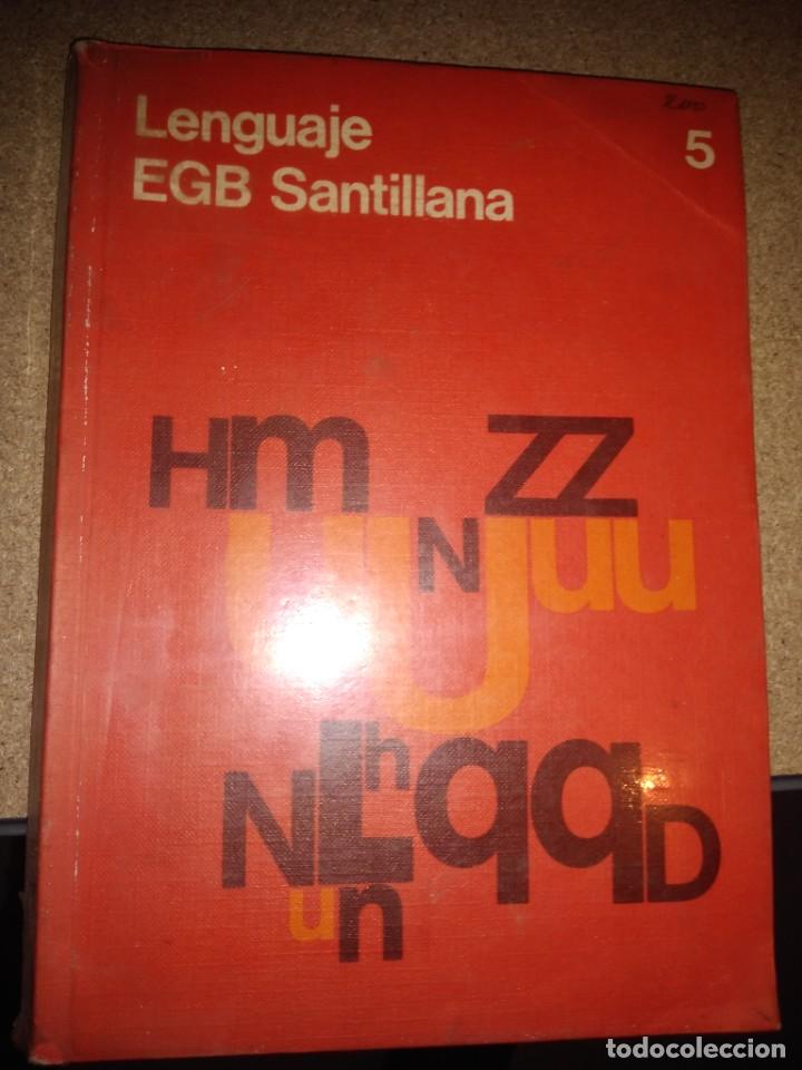 Libros de segunda mano: LENGUAJE 5&ordm; EGB . EDITORIAL SANTILLANA.1976 - Foto 1