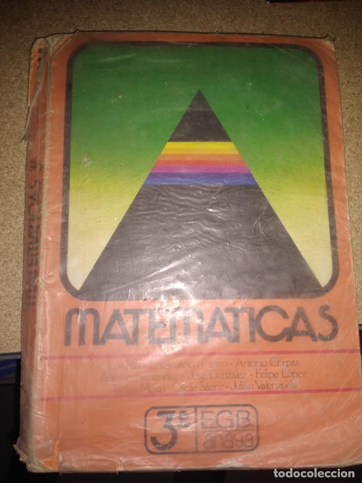 Libros de segunda mano: MATEM&Aacute;TICAS. 3&ordm; EGB. ANAYA. 1982 - Foto 1