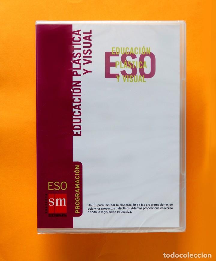 Libros de segunda mano: EDUCACI&Oacute;N PLASTICA Y VISUAL, PROGRAMACI&Oacute;N - ESO SECUNDARIA - CD-ROM - PROYECTO SM, NUEVO - Foto 1