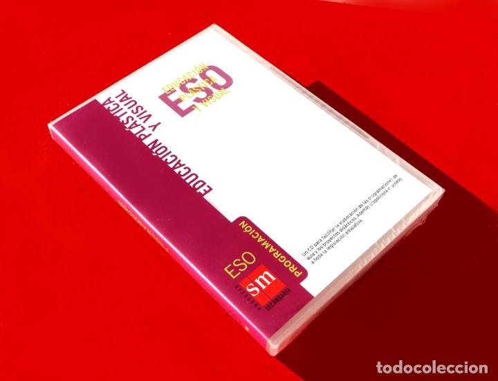 Libros de segunda mano: EDUCACI&Oacute;N PLASTICA Y VISUAL, PROGRAMACI&Oacute;N - ESO SECUNDARIA - CD-ROM - PROYECTO SM, NUEVO - Foto 2
