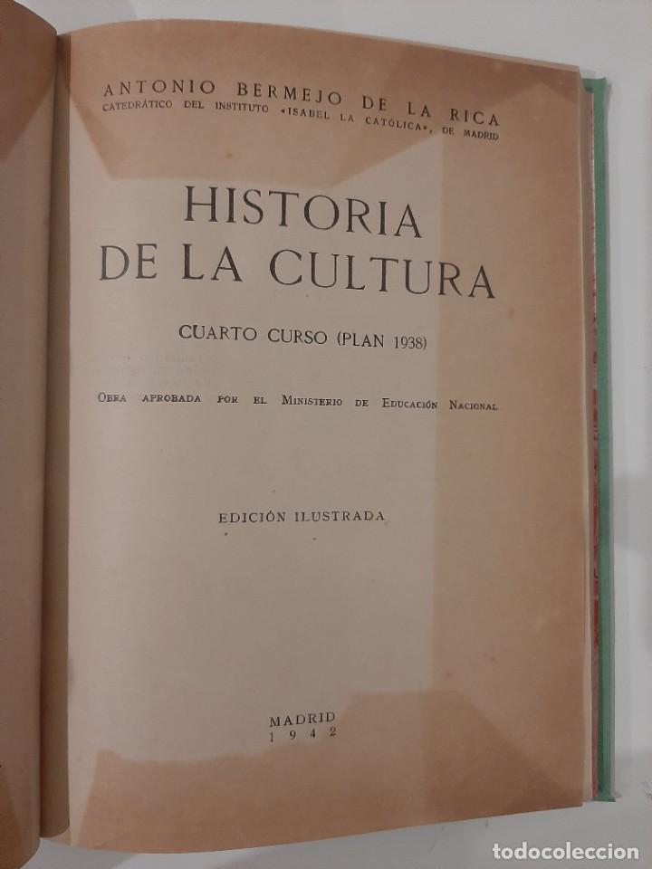 Libros de segunda mano: HISTORIA DE LA CULTURA. - Foto 1