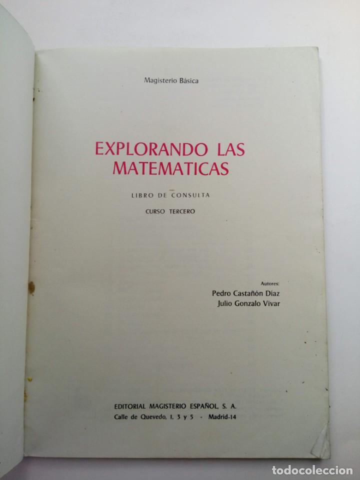 Libros de segunda mano: EXPLORANDO LAS MATEM&Aacute;TICAS 3 LIBRO DE CONSULTA - EDITORIAL MAGISTERIO ESPA&Ntilde;OL (SIN USAR) - Foto 2