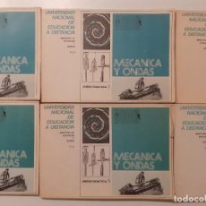 Libros de segunda mano: MECÁNICA Y ONDAS DE LA UNED - 6 CUADERNILLOS - 1974