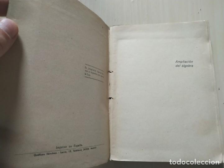 Libros de segunda mano: Matem&aacute;ticas. Cuarto Curso - Julio Cenzano. Plan Bachillerato 1938. Con programa - Foto 2