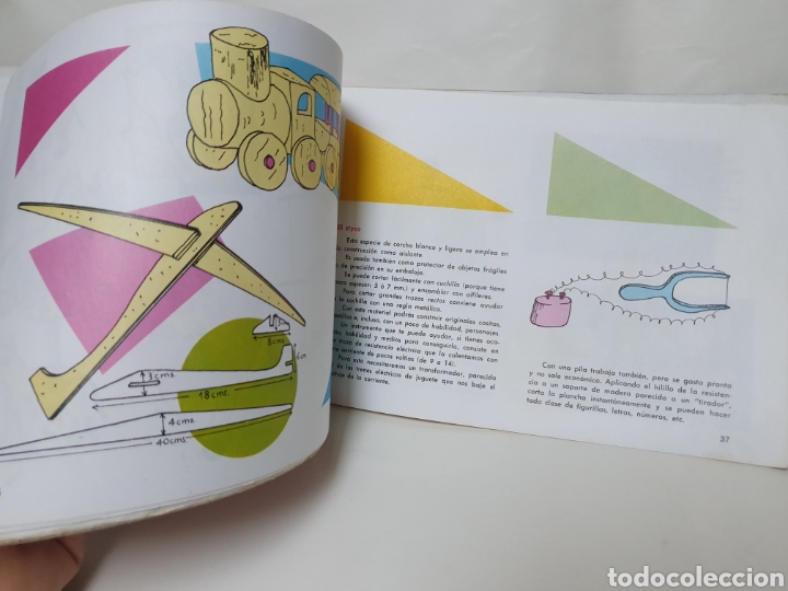 Libros de segunda mano: TRABAJOS MANUALES 1&deg;, SM, BRU&Ntilde;O 1967. - Foto 3