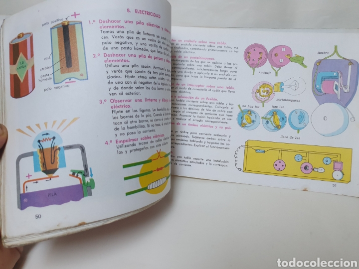 Libros de segunda mano: TRABAJOS MANUALES 1&deg;, SM, BRU&Ntilde;O 1967. - Foto 4
