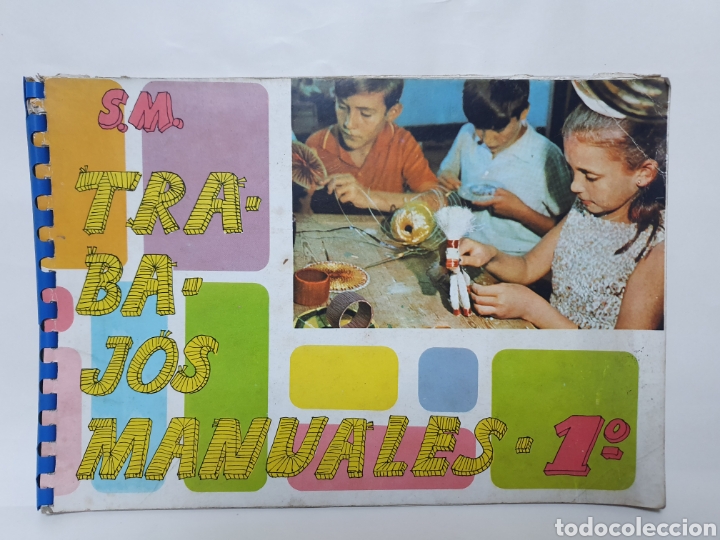 Libros de segunda mano: TRABAJOS MANUALES 1&deg;, SM, BRU&Ntilde;O 1967. - Foto 1