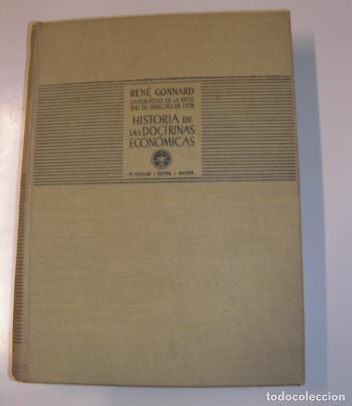 Libros de segunda mano: HISTORIA DE LAS DOCTRINAS ECONOMICAS DE RENE GONNARD - Foto 2