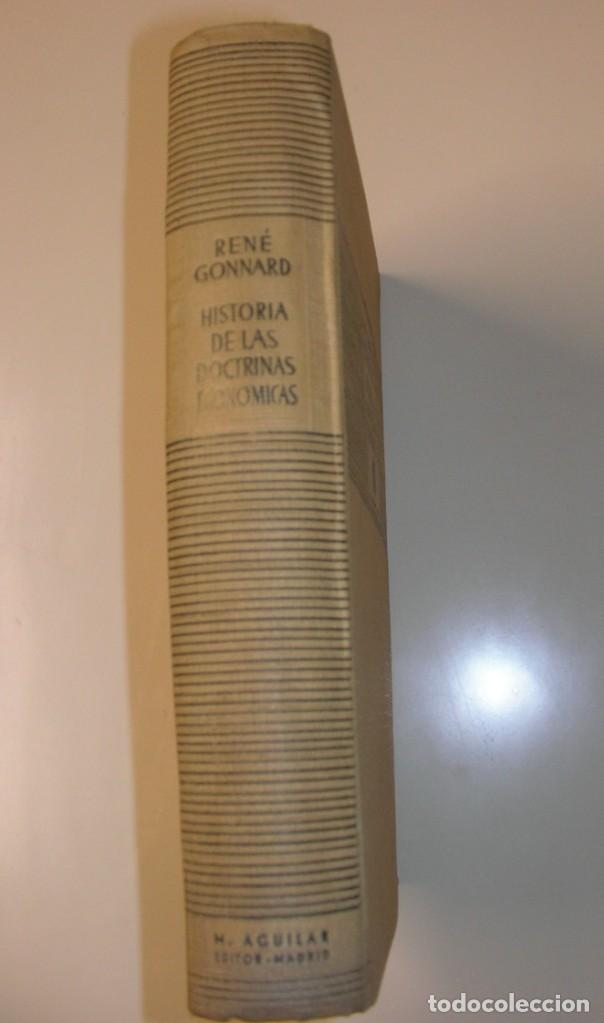 Libros de segunda mano: HISTORIA DE LAS DOCTRINAS ECONOMICAS DE RENE GONNARD - Foto 3