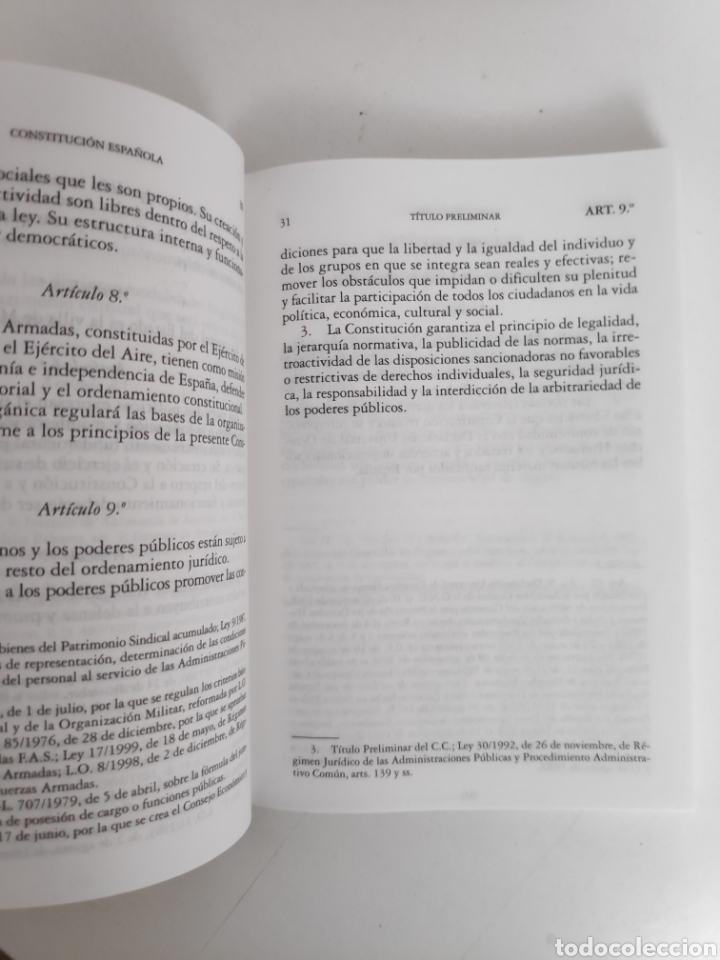 Libros de segunda mano: Libro. Constitucion Esoa&ntilde;ola. Tecnos - Foto 5