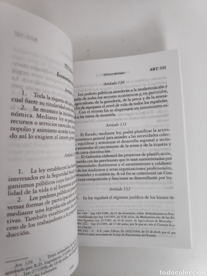 Libros de segunda mano: Libro. Constitucion Esoa&ntilde;ola. Tecnos - Foto 6