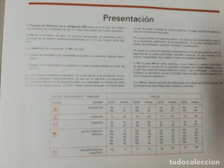 Libros de segunda mano: PROYECTO DE ACTIVACI&Oacute;N DE LA INTELIGENCIA 3&ordm; Y 5&ordm; DE PRIMARIA SM - Foto 3