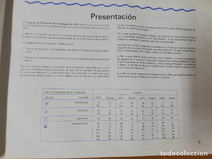 Libros de segunda mano: PROYECTO DE ACTIVACI&Oacute;N DE LA INTELIGENCIA 3&ordm; Y 5&ordm; DE PRIMARIA SM - Foto 7