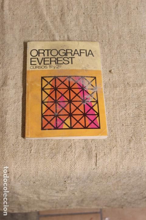 Libros de segunda mano: LlBRO DEL ALUMNO/ORTOGRAF&Iacute;A EVEREST 1 Y 2. - Foto 1