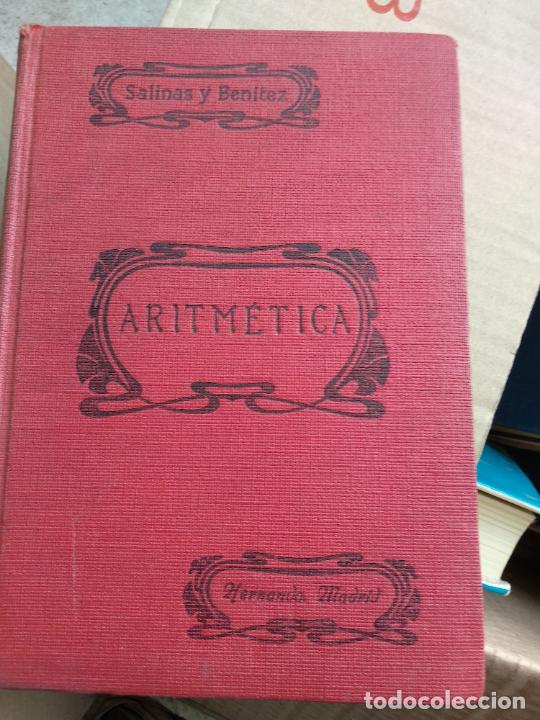 Libros de segunda mano: ARITMETICA ( SALINAS ) - A&Ntilde;O 1939 ( PASTAS DURAS ) - Foto 1