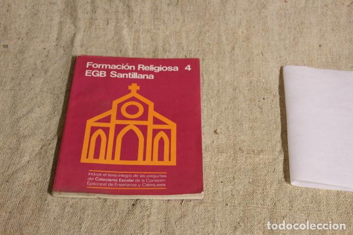Libros de segunda mano: FORMACION RELIGIOSA N&ordm; 4. EGB SANTILLANA - Foto 4