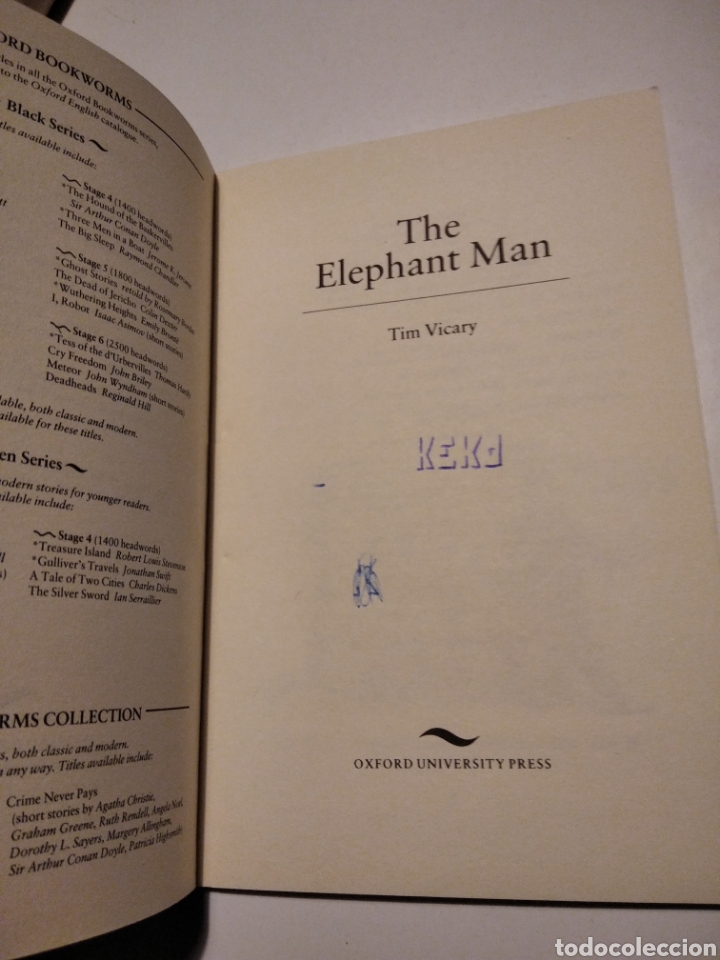 Libros de segunda mano: The elephant man - Foto 3
