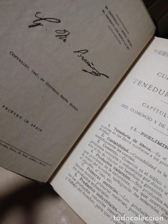 Libros de segunda mano: LIBRO ANTIGUO CURSO ELEMENTAL TENEDURIA DE LIBROS EDITORIAL BRU&Ntilde;O A&Ntilde;O 1947 - Foto 2