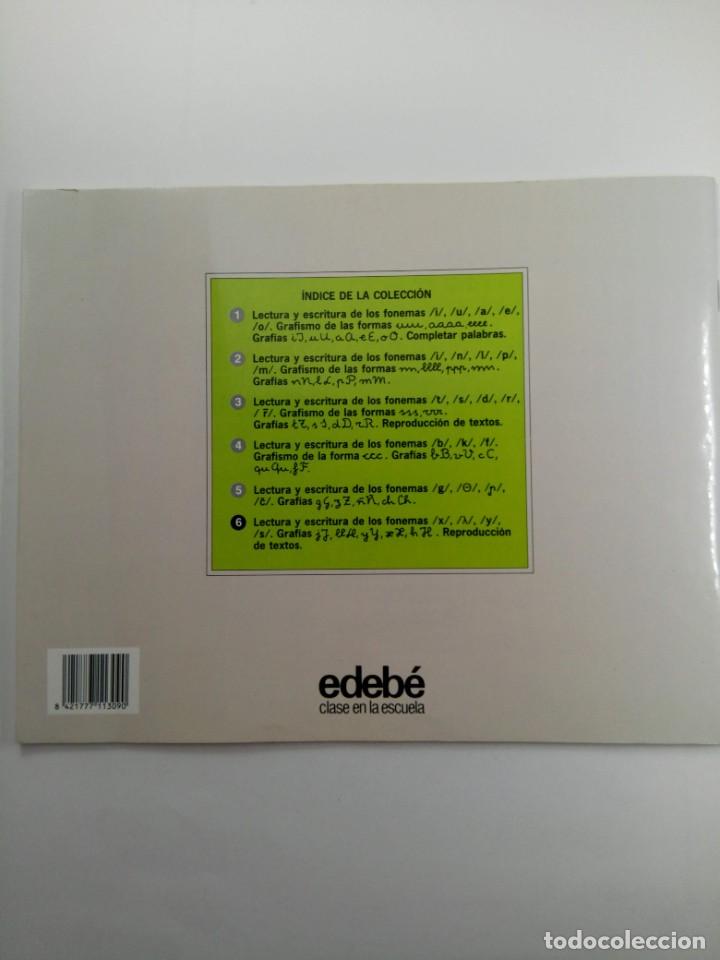 Libros de segunda mano: CUADERNO DE LECTURA Y ESCRITURA EDEB&Eacute; 6 - Foto 4