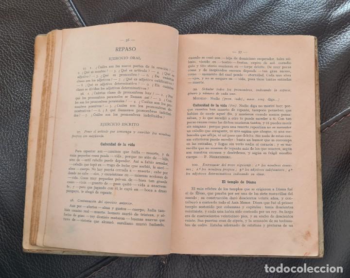 Libros de segunda mano: GRAM&Aacute;TICA ESPA&Ntilde;OLA - SEGUNDO GRADO - 1925 - EDITORIAL FTD - BARCELONA - Foto 6