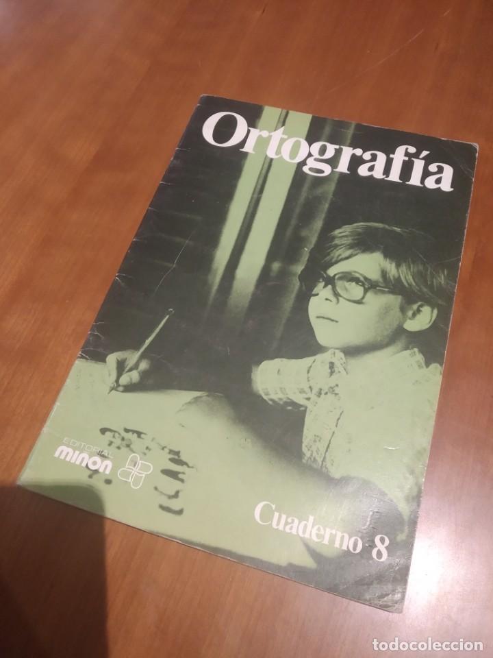 Libros de segunda mano: Cuaderno ortograf&iacute;a 8 Editorial mi&ntilde;on - Foto 1