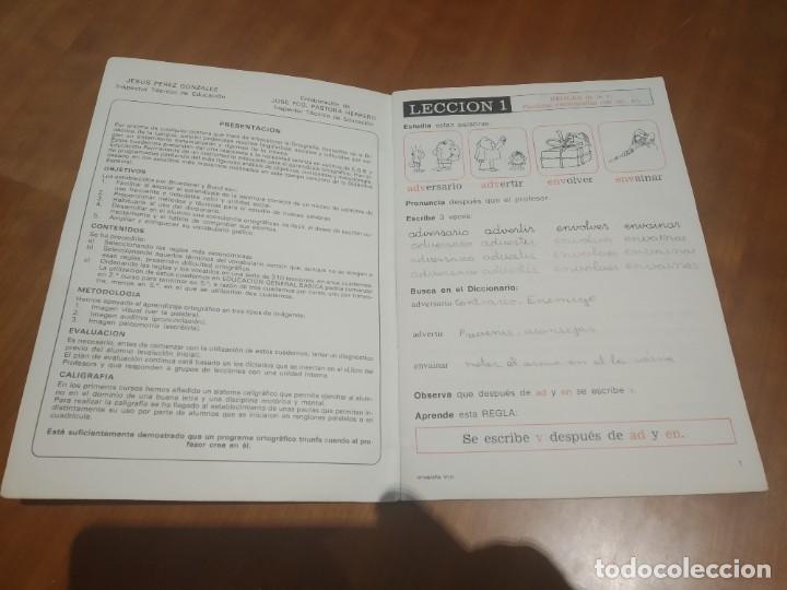 Libros de segunda mano: Cuaderno ortograf&iacute;a 8 Editorial mi&ntilde;on - Foto 2