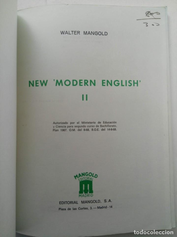 Libros de segunda mano: NEW MODERN ENGLISH 2 - EDITORIAL MANGOLD - Foto 2