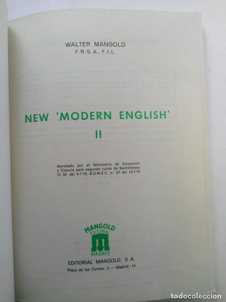 Libros de segunda mano: NEW MODERN ENGLISH 2 - EDITORIAL MANGOLD - Foto 2