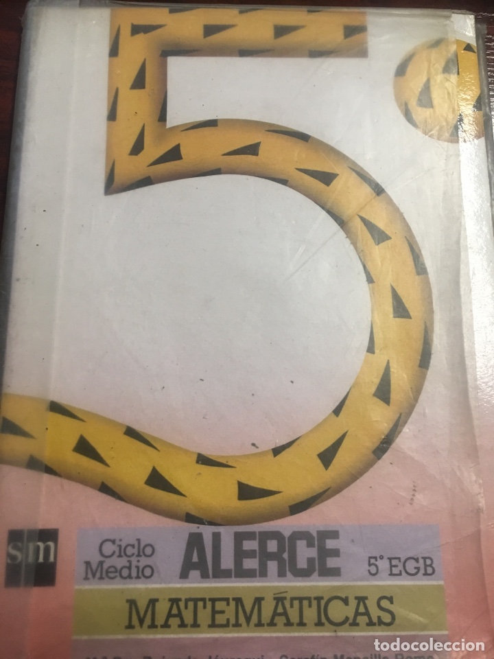 Libros de segunda mano: Matem&aacute;ticas 5 EGB SM 1986. Con forro - Foto 1
