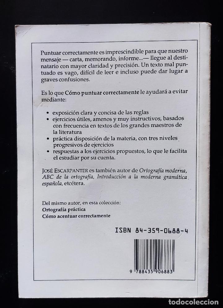 Libros de segunda mano: C&oacute;mo puntuar correctamente| Escarpanter | Editorial Playor, 1993 - Foto 6