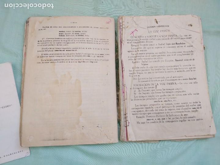 Libros de segunda mano: GRAM&Aacute;TICA DE LENGUA LATINA Y PROGRAMA - EDITORIAL TEIDE - 1961 - *R - Foto 4