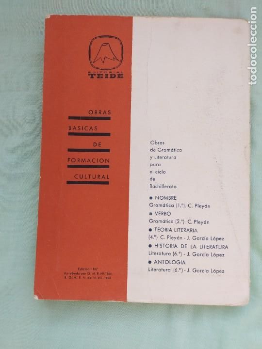 Libros de segunda mano: TEOR&Iacute;A LITERARIA - EDITORIAL TEIDE - 1967 - *R - Foto 4