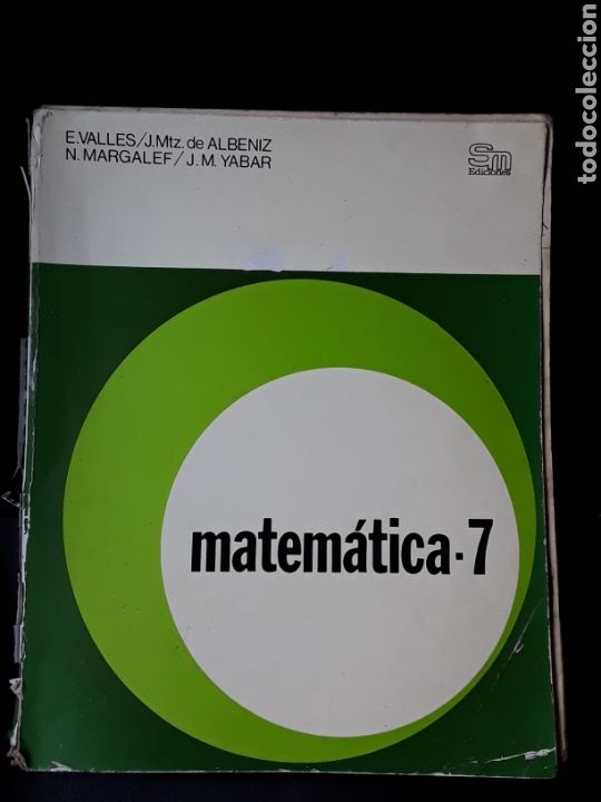 Libros de segunda mano: MATEMATICAS. EDICIONES SM. 7&ordm; EGB. - Foto 1