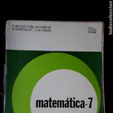 Libros de segunda mano: MATEMATICAS. EDICIONES SM. 7º EGB.