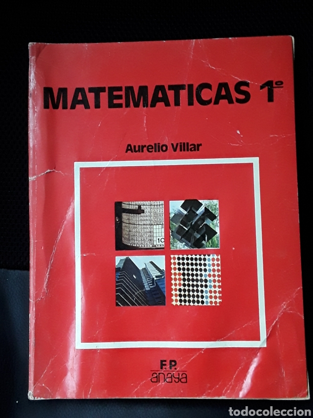 Libros de segunda mano: MATEMATICAS. ANAYA. 1&ordm; FP. AURELIO VILLAR - Foto 1